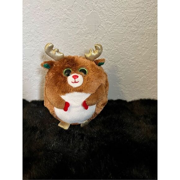 TY Beanie Ballz Plush Mistletoe - Picture 1 of 4